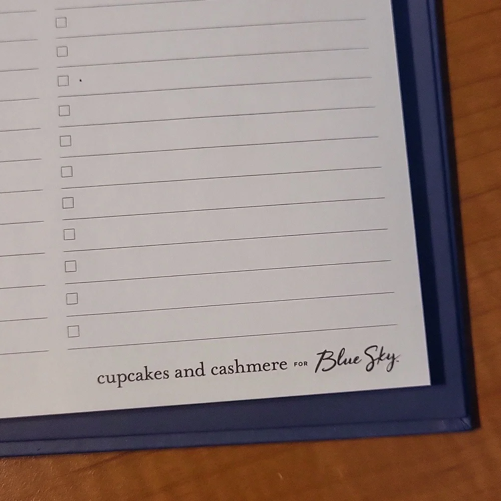 NWT Blue Sky clipfolio  clipboard notepad.